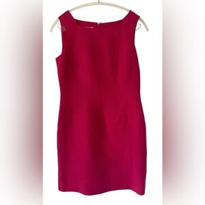 Talbots Size 6 suit Irish Linen Pink Dress and Jacket Spring Easter Set